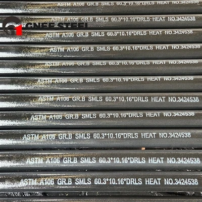 ASTM A106 GR.B ท่อเหล็กคาร์บอนไม่มีรอยต่อ